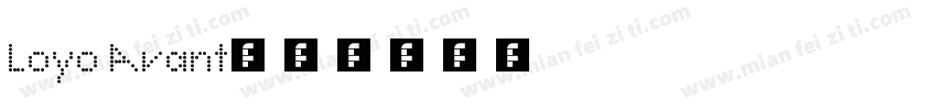 Loyo Avant字体转换